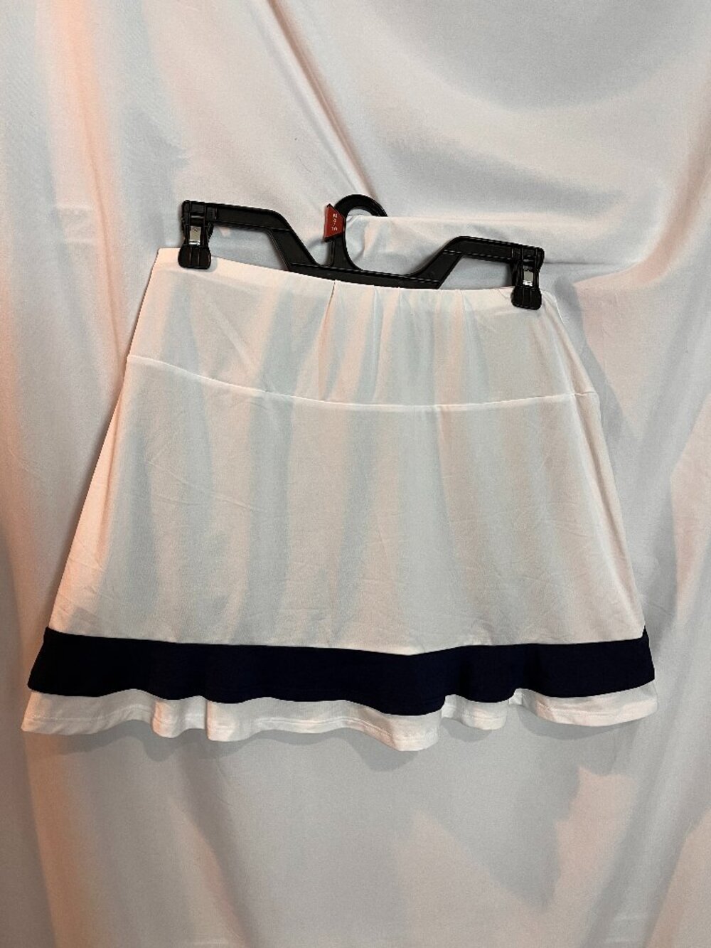Women's White/blue Tail Skort, Size S